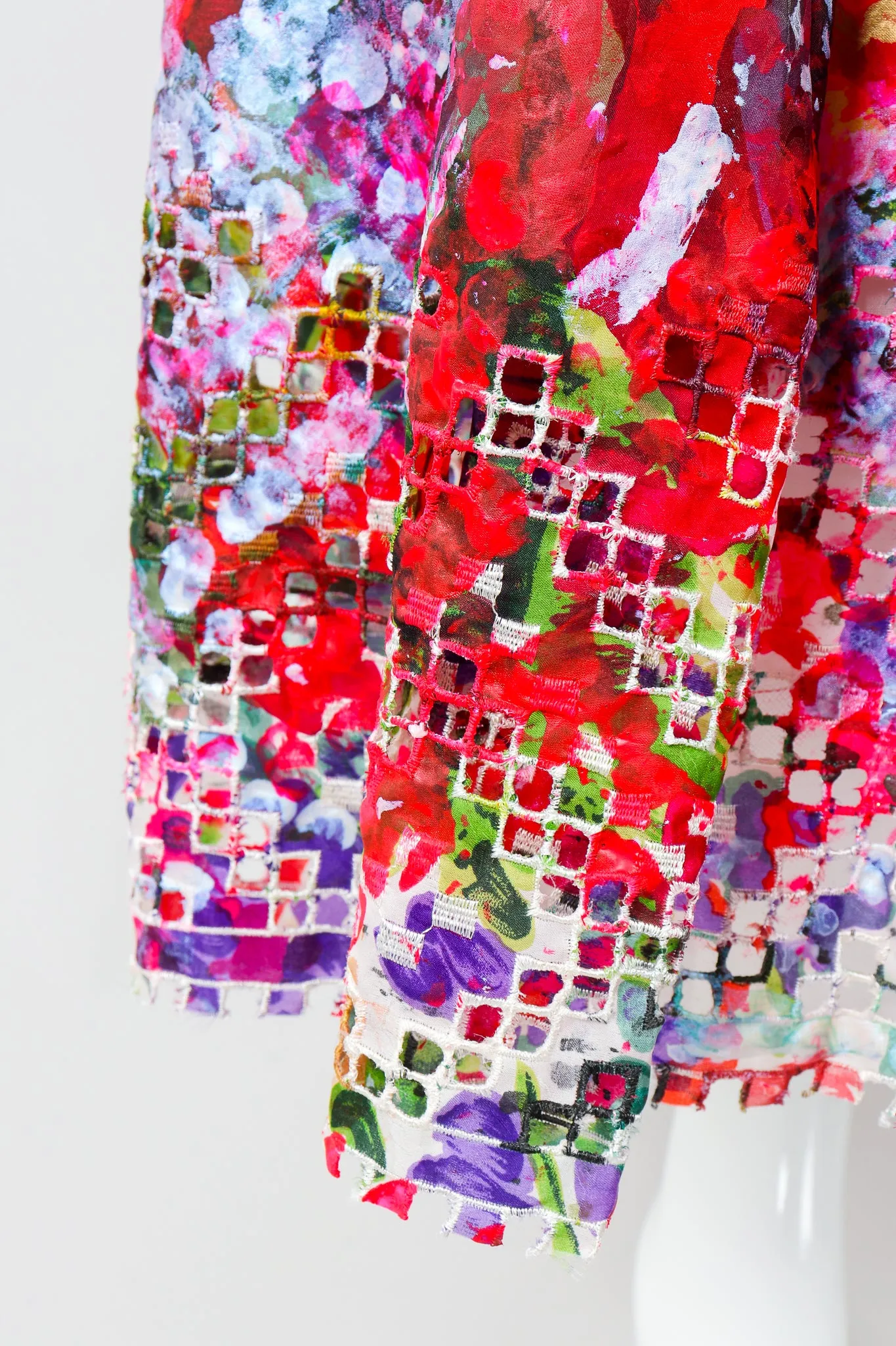 Impressionist Painted Midi Skirt