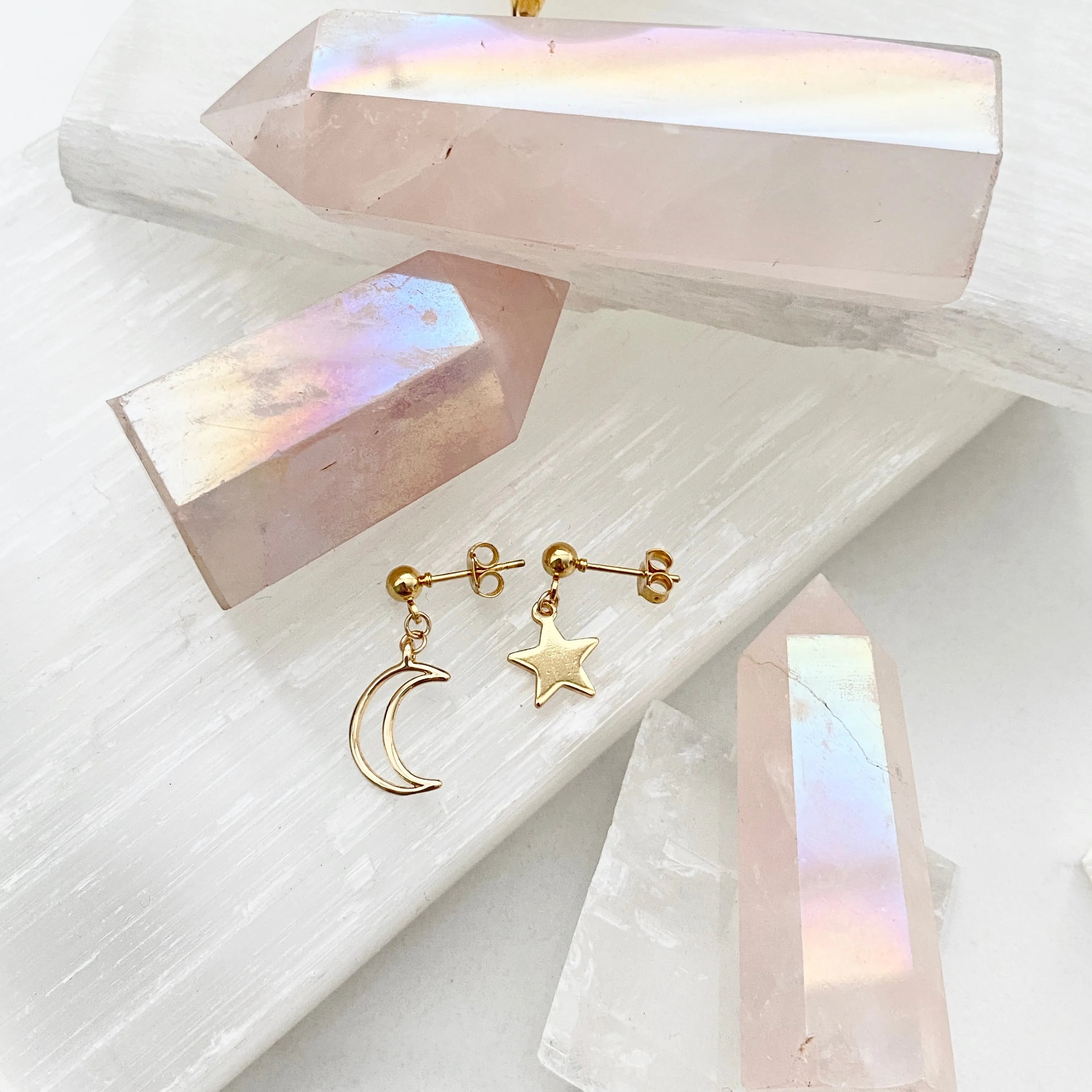 Jacelle Moon And Star Earrings