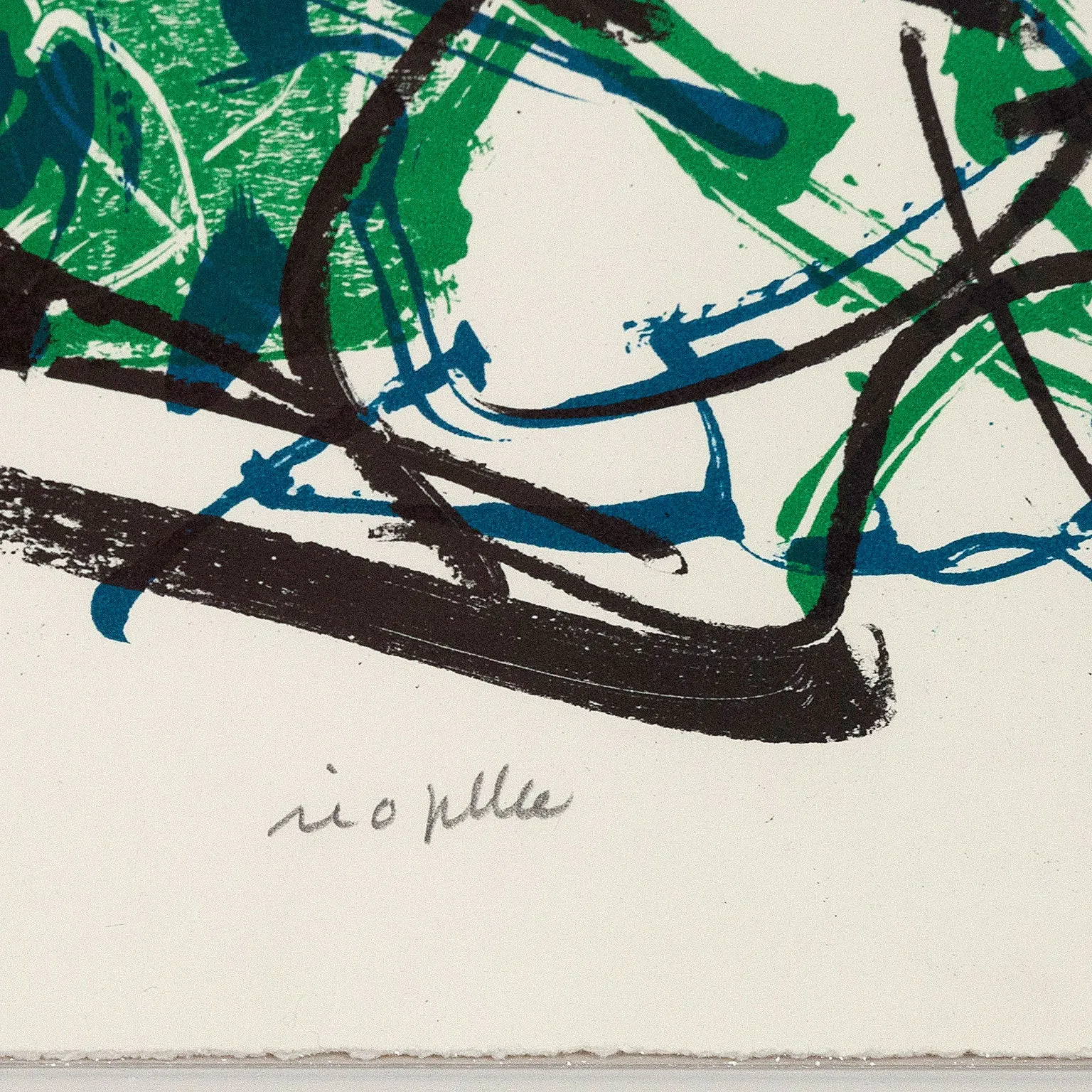 JEAN-PAUL RIOPELLE "ALBUM 67 NO. 2" LITHO, 1967