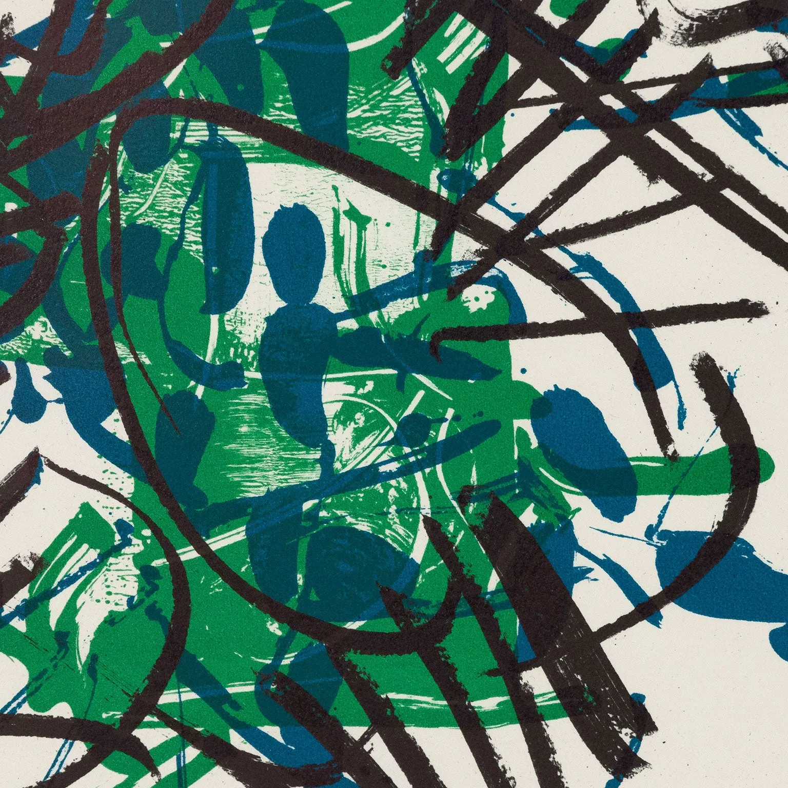 JEAN-PAUL RIOPELLE "ALBUM 67 NO. 2" LITHO, 1967