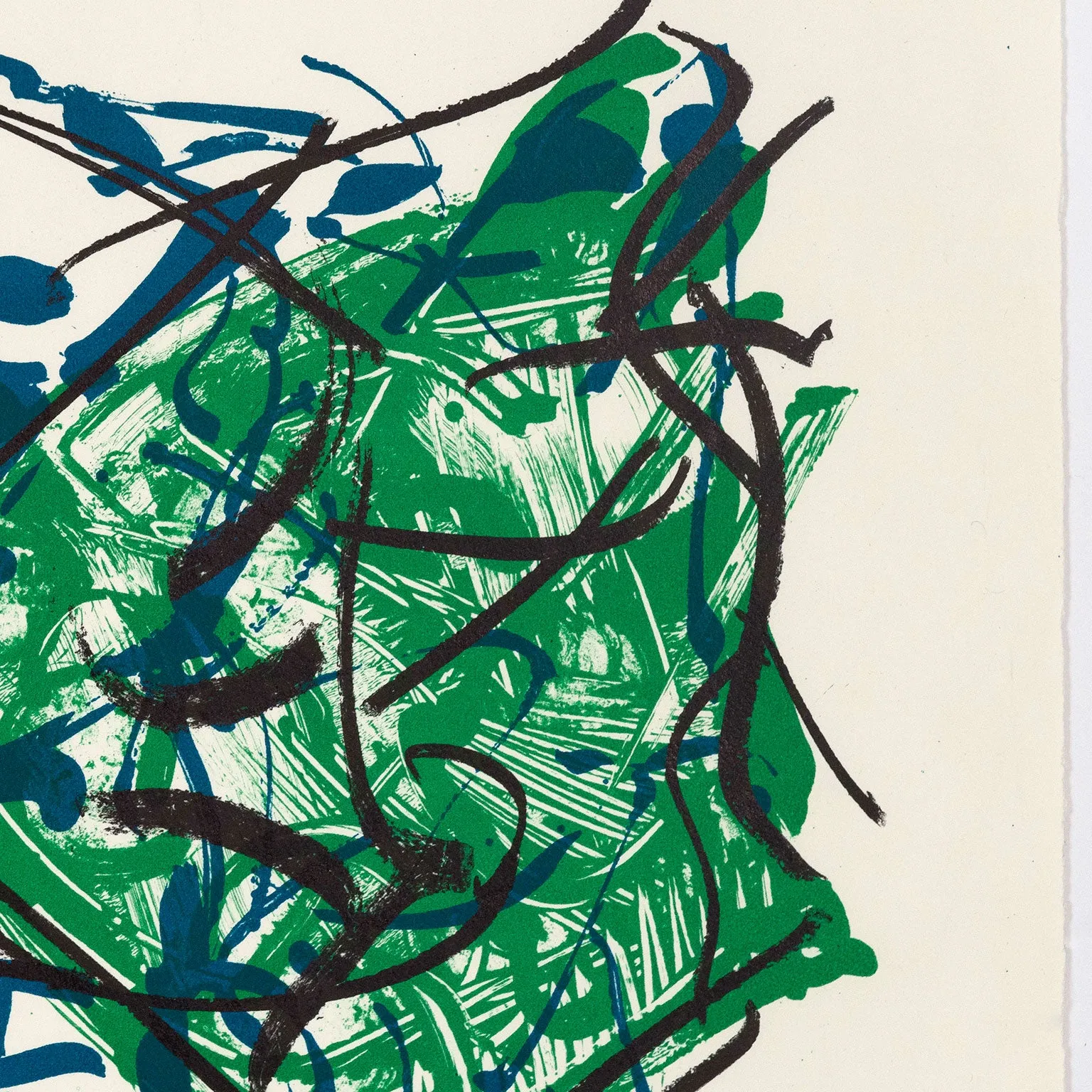 JEAN-PAUL RIOPELLE "ALBUM 67 NO. 2" LITHO, 1967