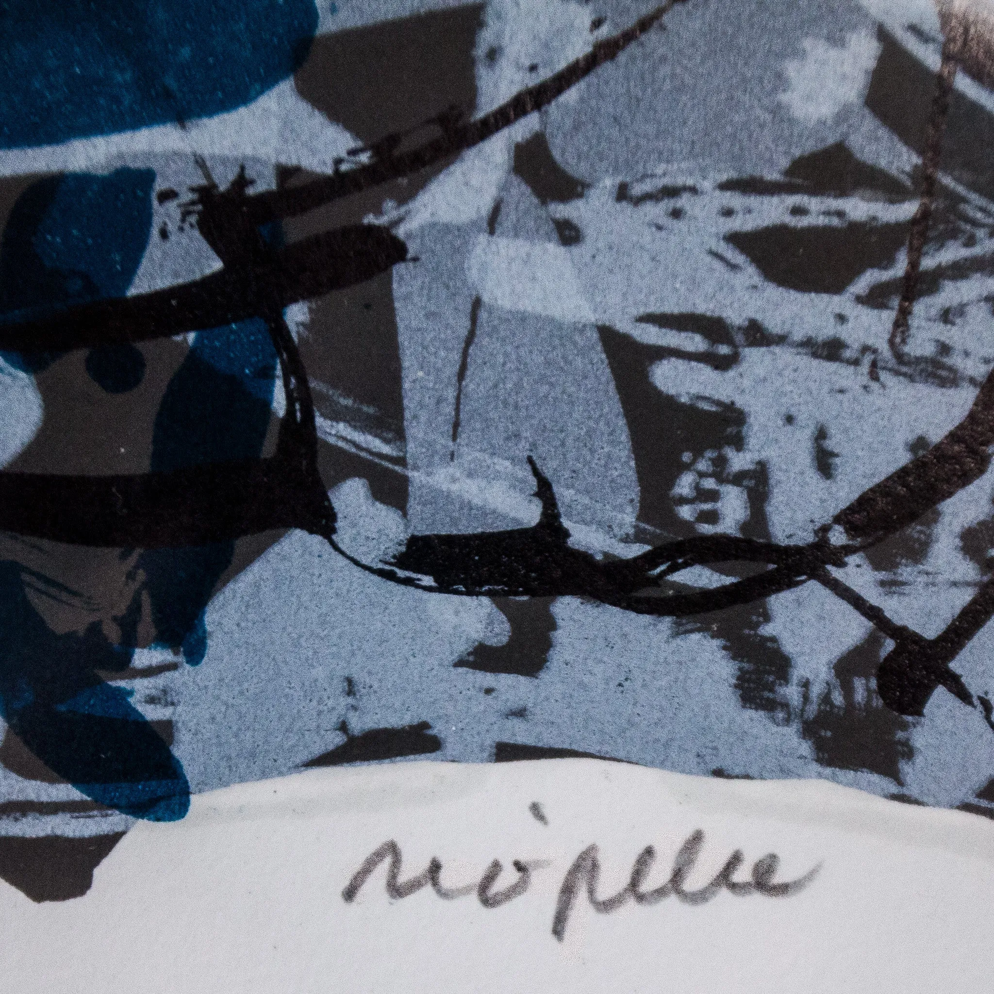JEAN-PAUL RIOPELLE "LA HAIE" LITHO, 1967