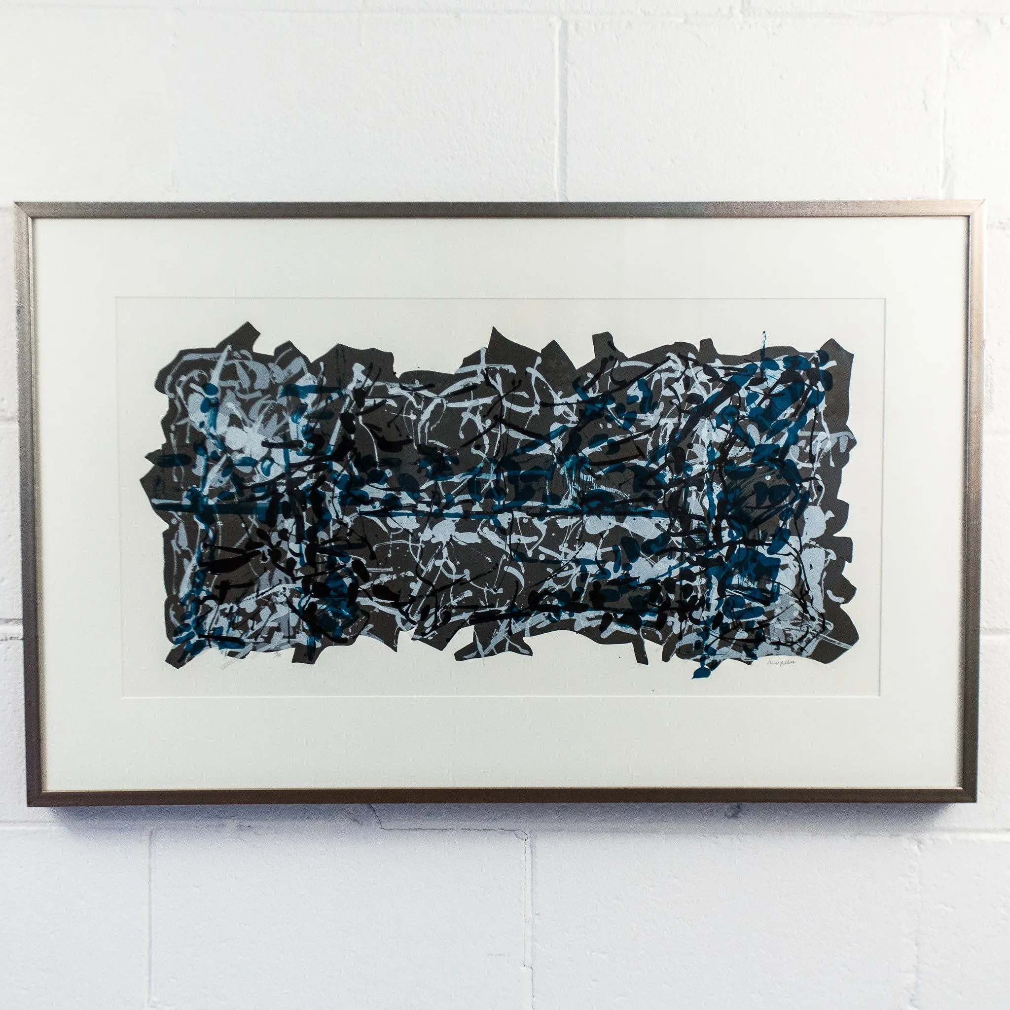 JEAN-PAUL RIOPELLE "LA HAIE" LITHO, 1967