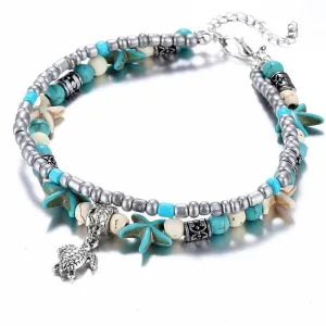 Jewellery Boho Handmade Shell Bead Anklet
