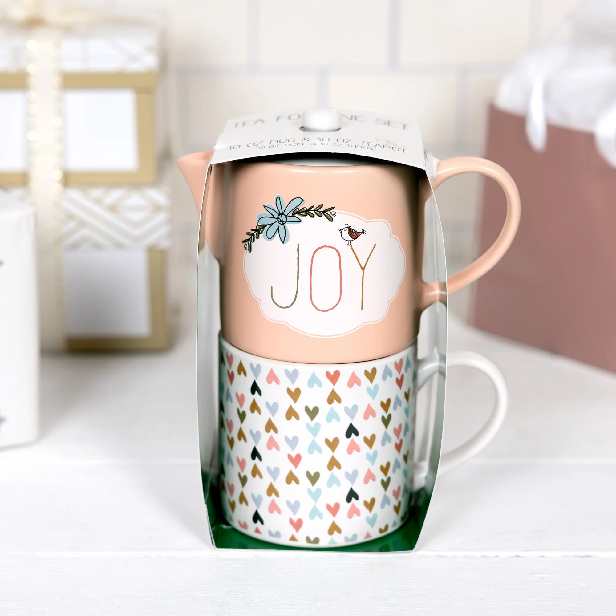 Joy Tea for One (10 oz Teapot & 10 oz Cup)