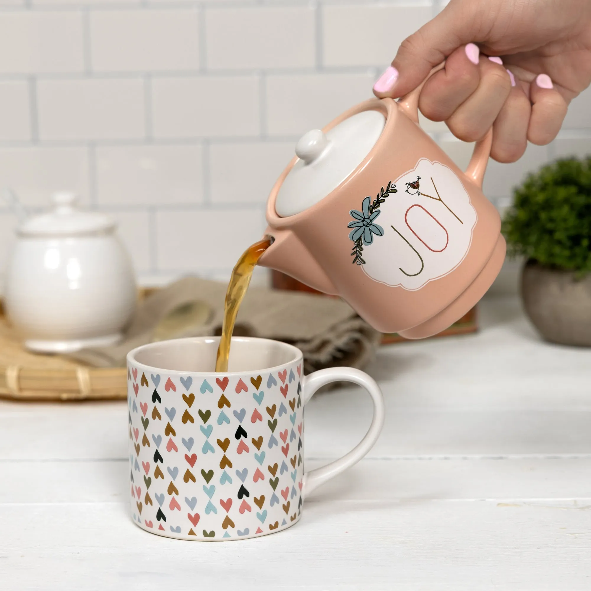 Joy Tea for One (10 oz Teapot & 10 oz Cup)