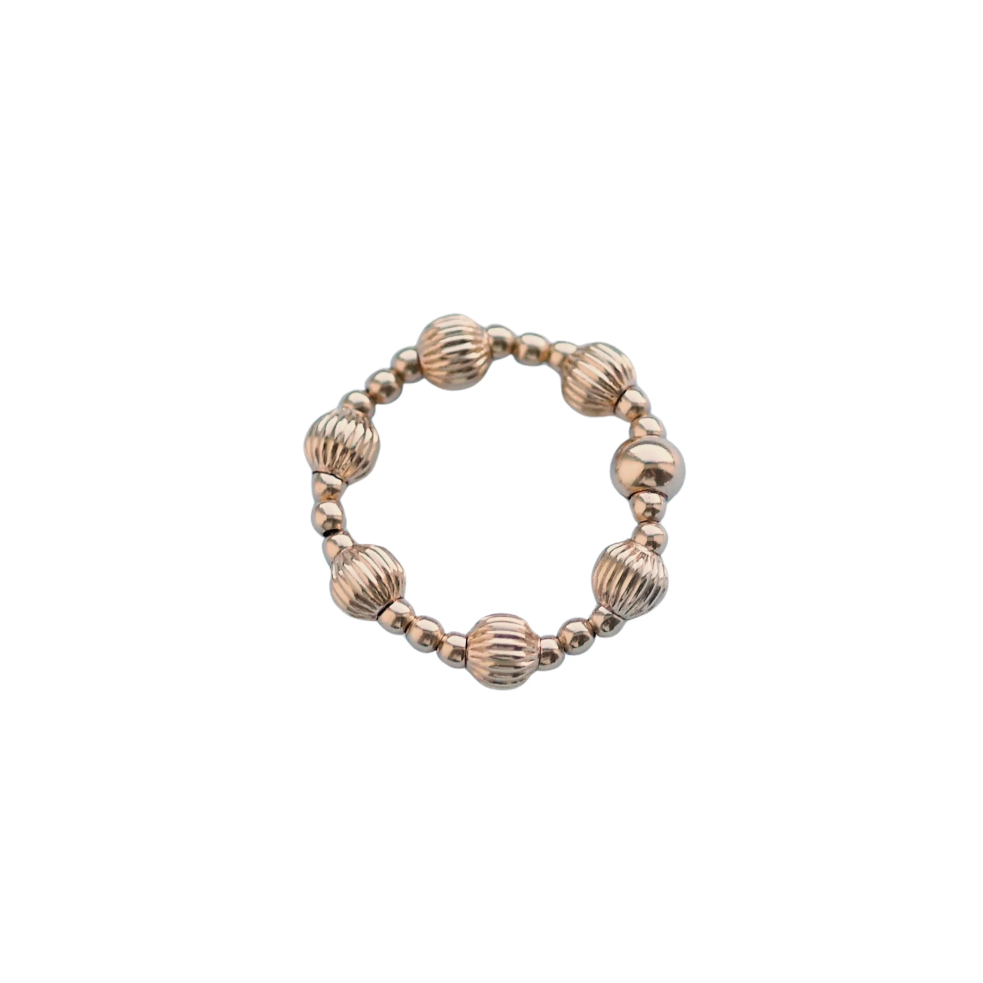 KENNA | Stretchy Ring with Anti-tarnish Gold Filled beads