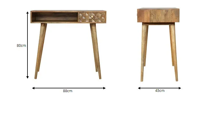 KENYON Hand Carved Study Desk