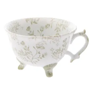 Knightly Ceramic Teacup / Green