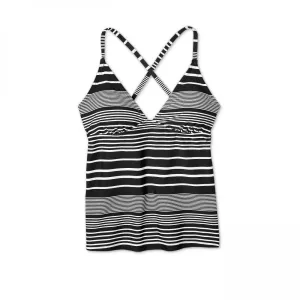 Kona Sol Women's Tie Back Tankini Swim Top