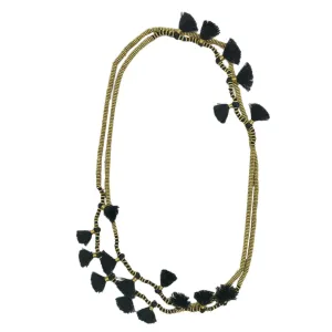 Krisha Tassel Necklace by SLATE   SALT