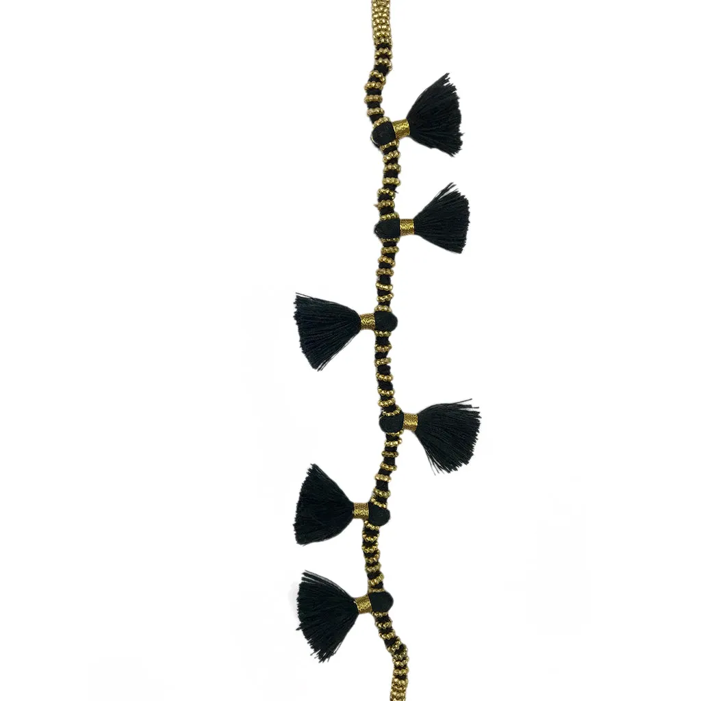 Krisha Tassel Necklace by SLATE   SALT