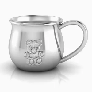 Krysaliis Silver Plated Baby Cup - Bear