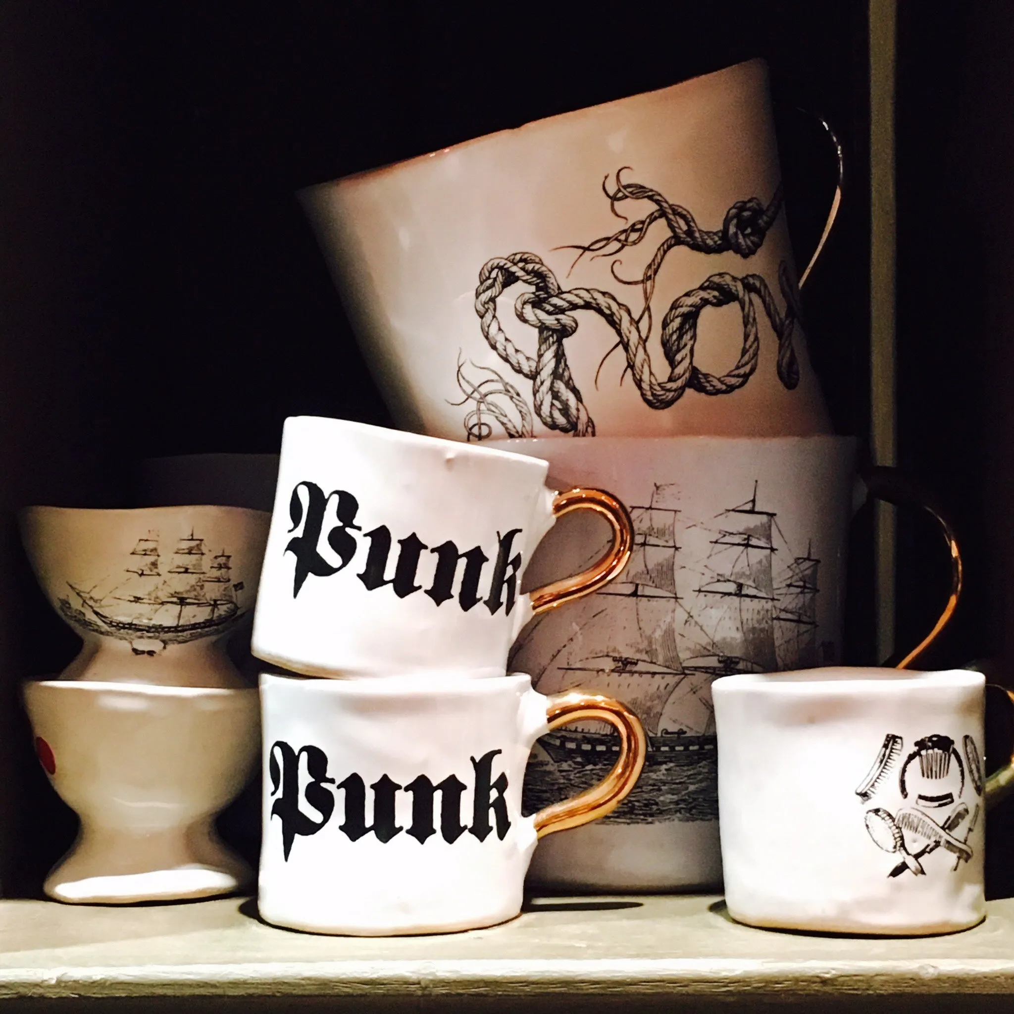 Kuhn Keramik "Darling" Large Footed Teacup