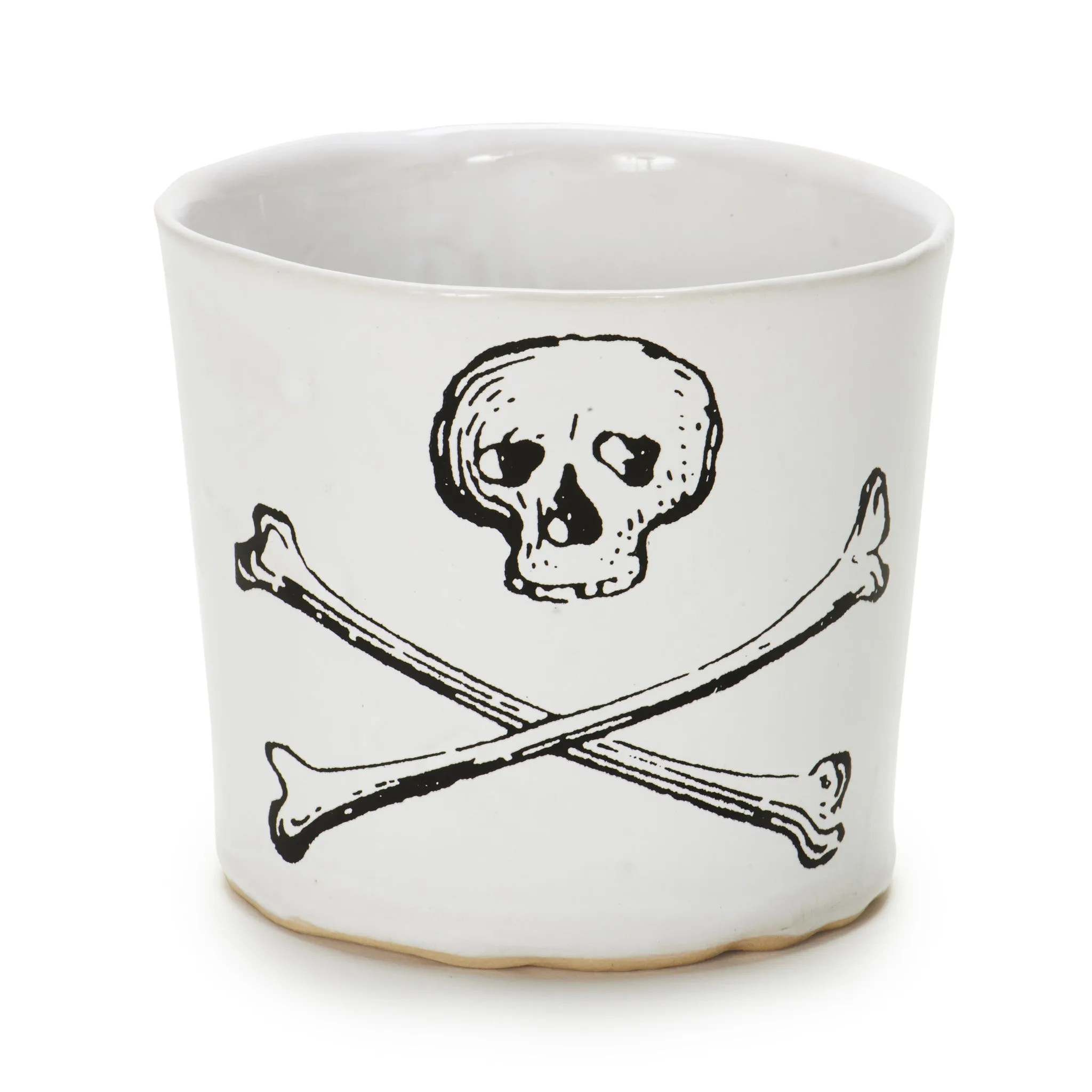 Kuhn Keramik Skull & Crossbones Container