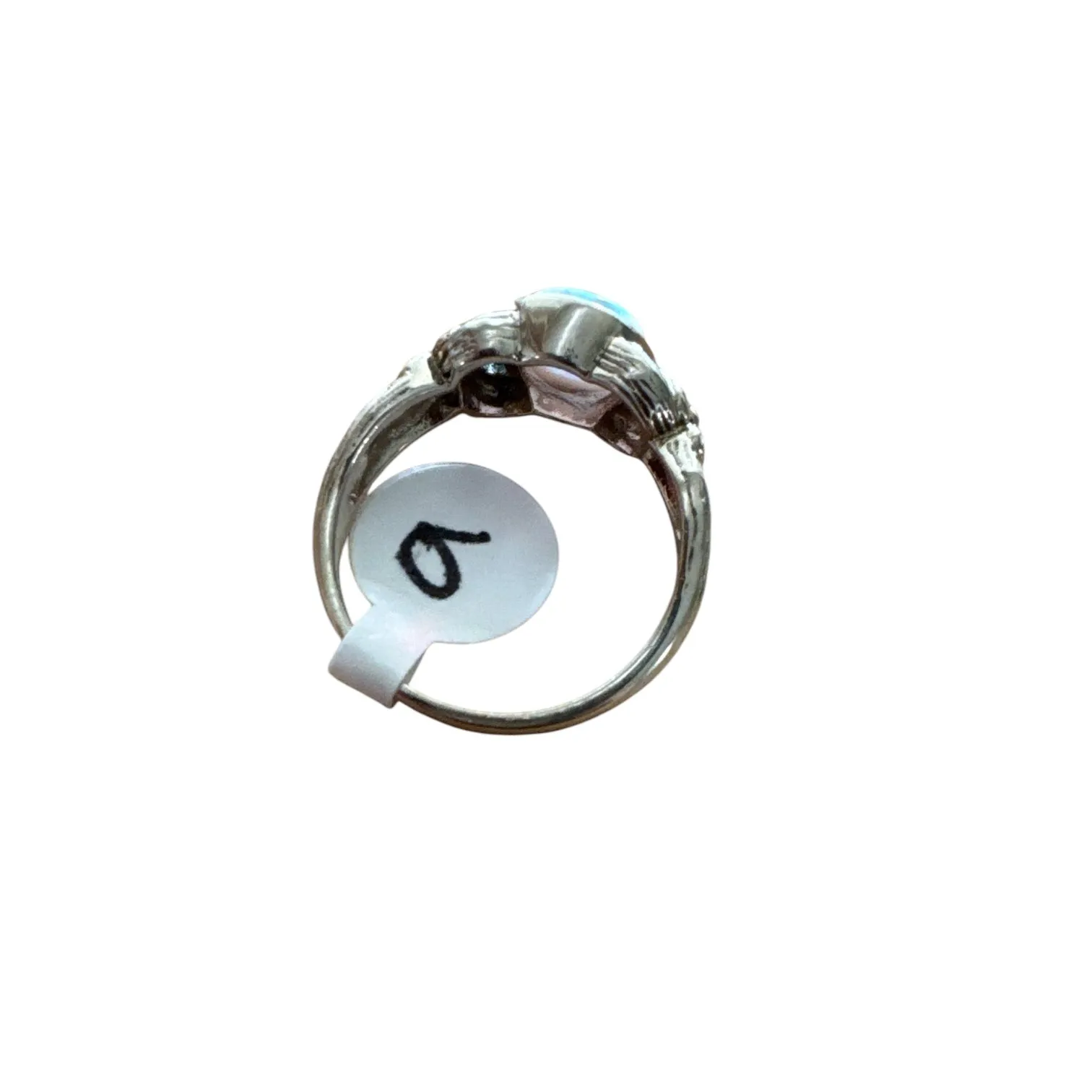 Lab Opal Solid 925 Sterling Silver Ring 9