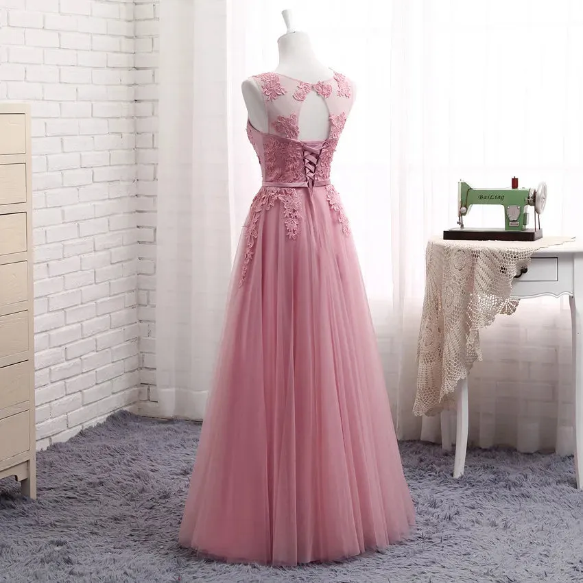 Lace up Short Medium Long new cameo brown bridesmaid dresses wedding prom dress toasting