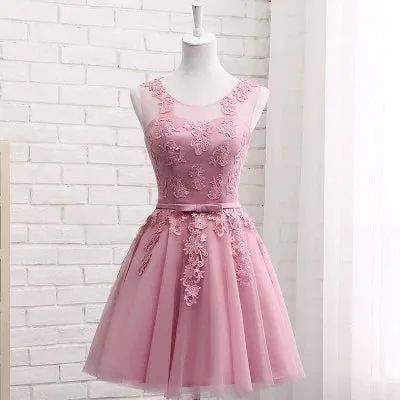 Lace up Short Medium Long new cameo brown bridesmaid dresses wedding prom dress toasting