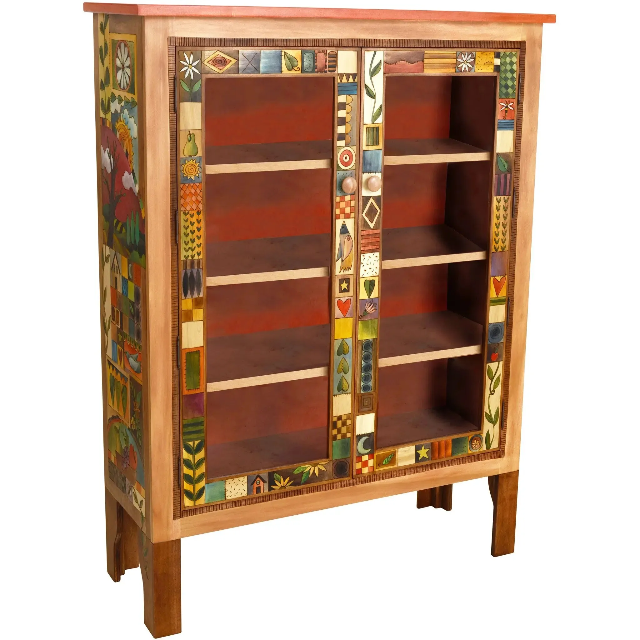 Large Double Door Bookcase by Sticks BCS005-D70951