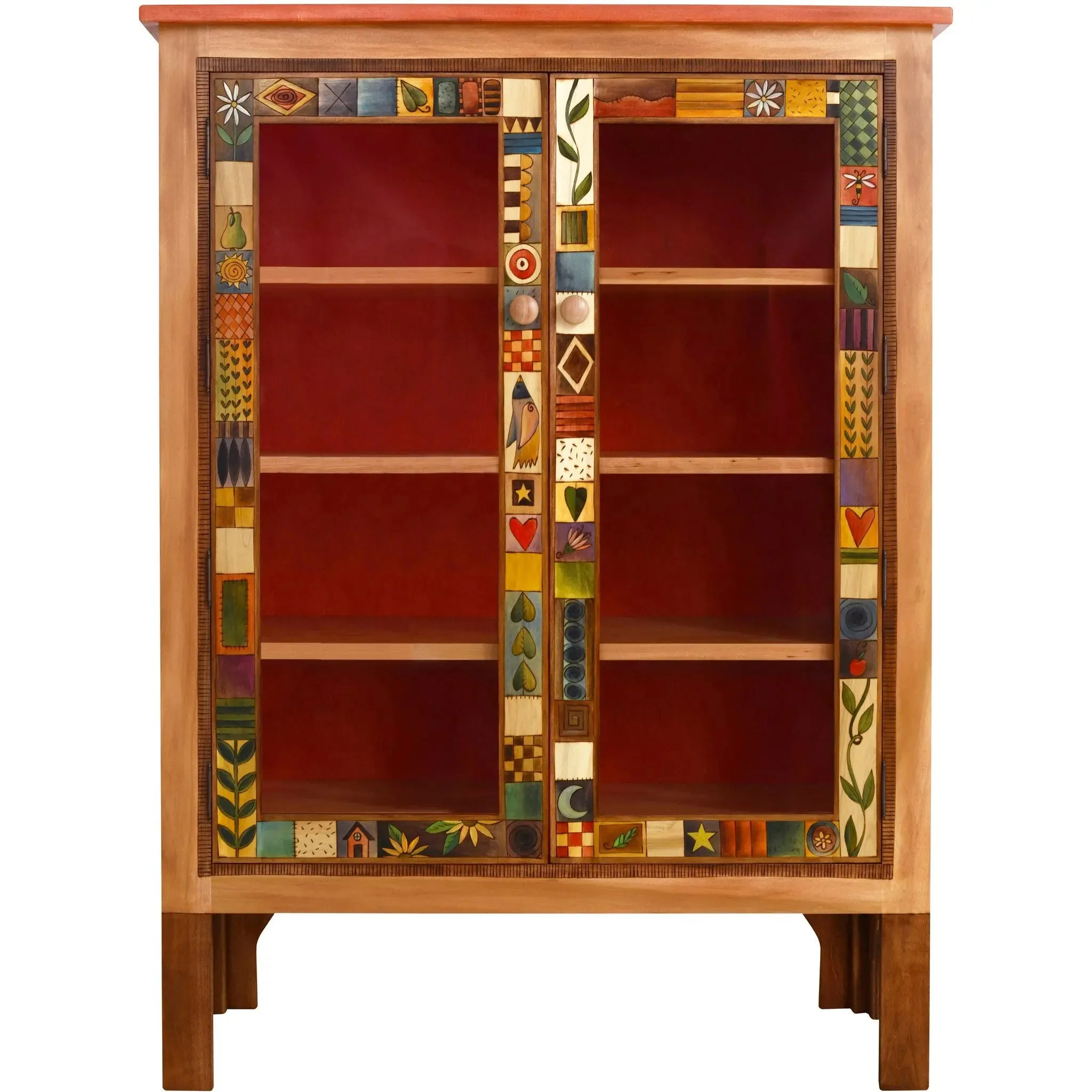 Large Double Door Bookcase by Sticks BCS005-D70951