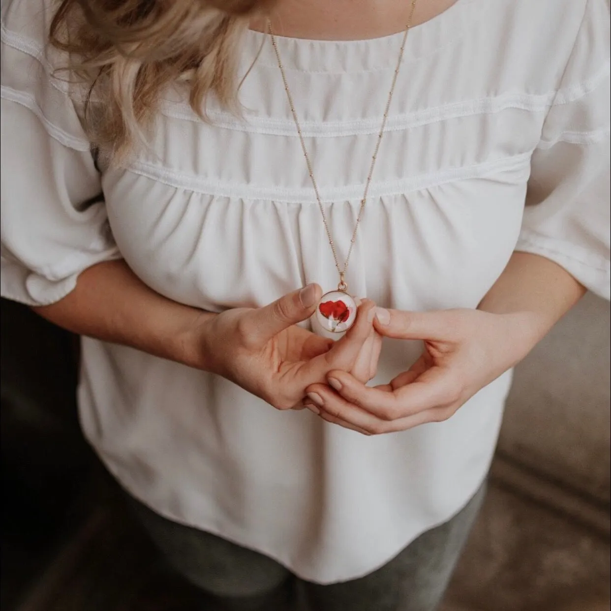 Large Round Pendant
