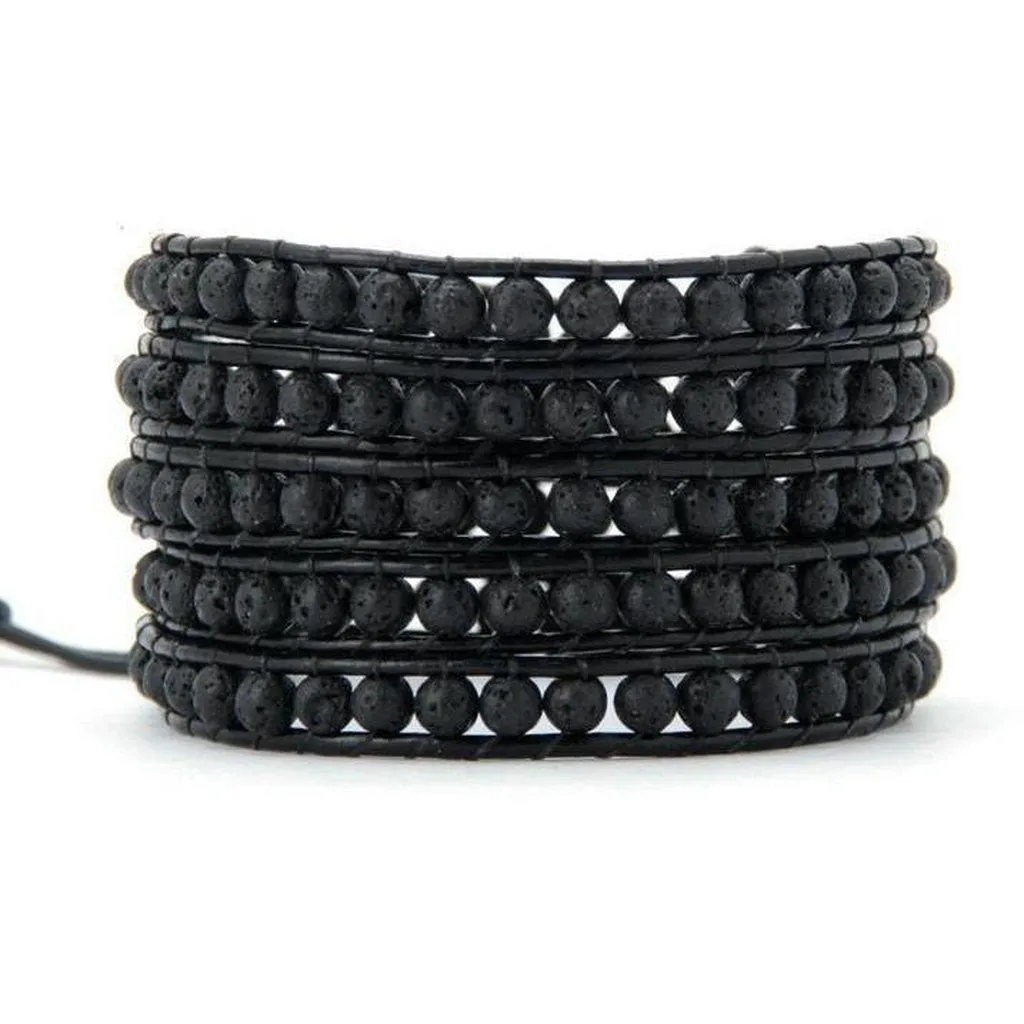Lava Stone Leather Wrap His n' Hers!