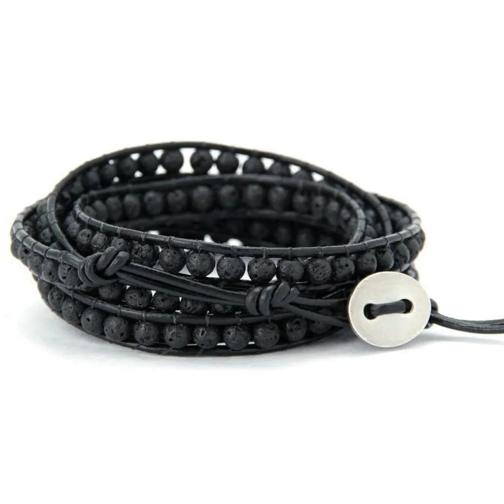 Lava Stone Leather Wrap His n' Hers!
