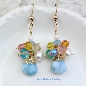 Limited Edition Larimar Earrings