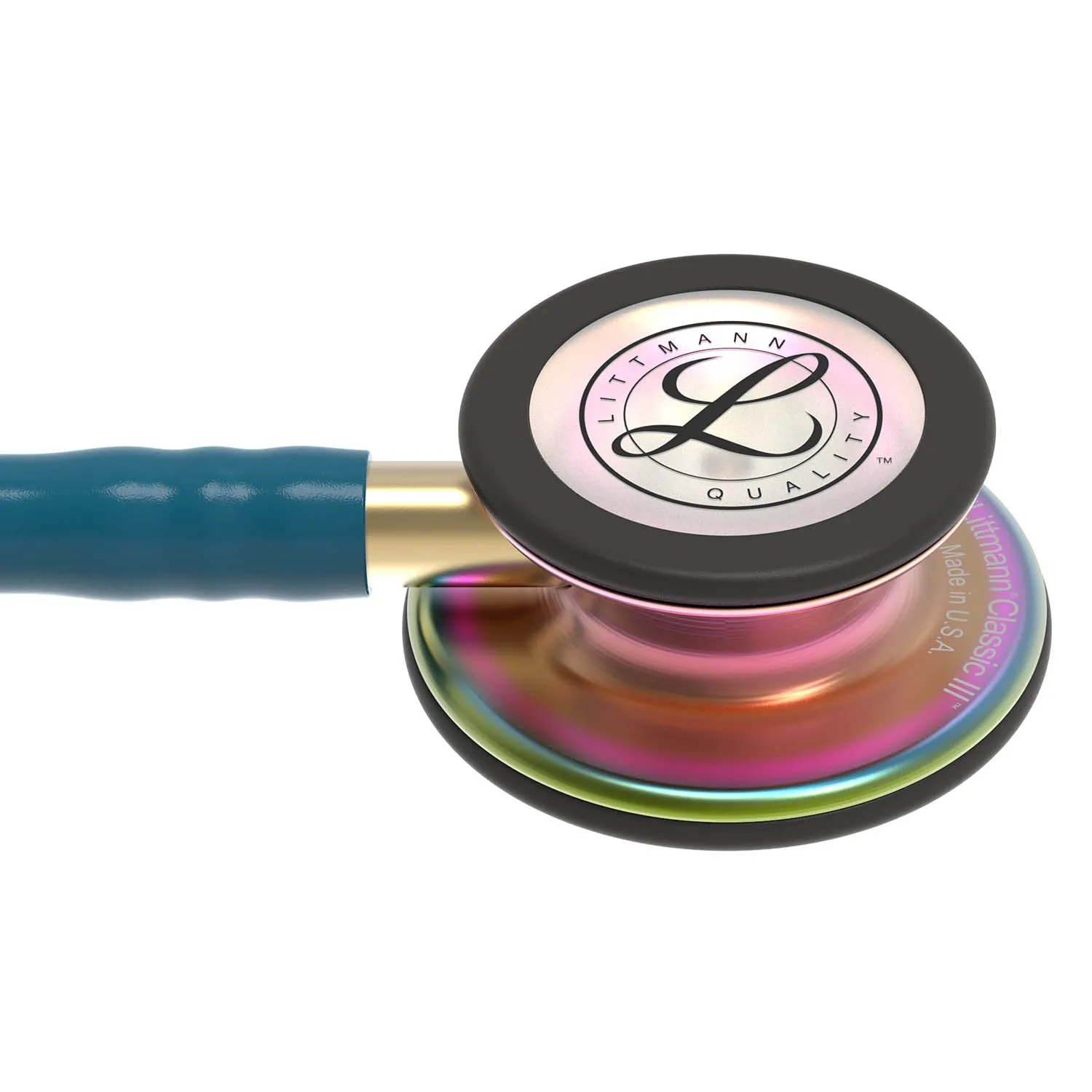 Littmann Classic III Monitoring Stethoscope: Caribbean Blue Rainbow 5807