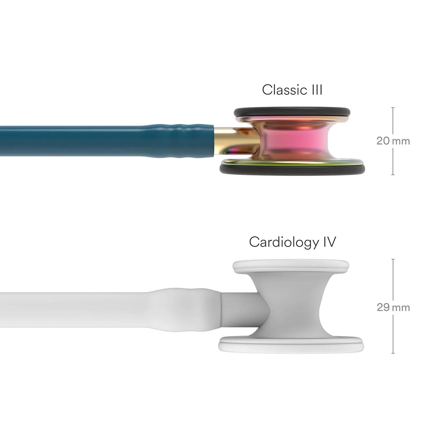 Littmann Classic III Monitoring Stethoscope: Caribbean Blue Rainbow 5807