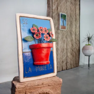Loteria Card Wall Art, La Maceta #52