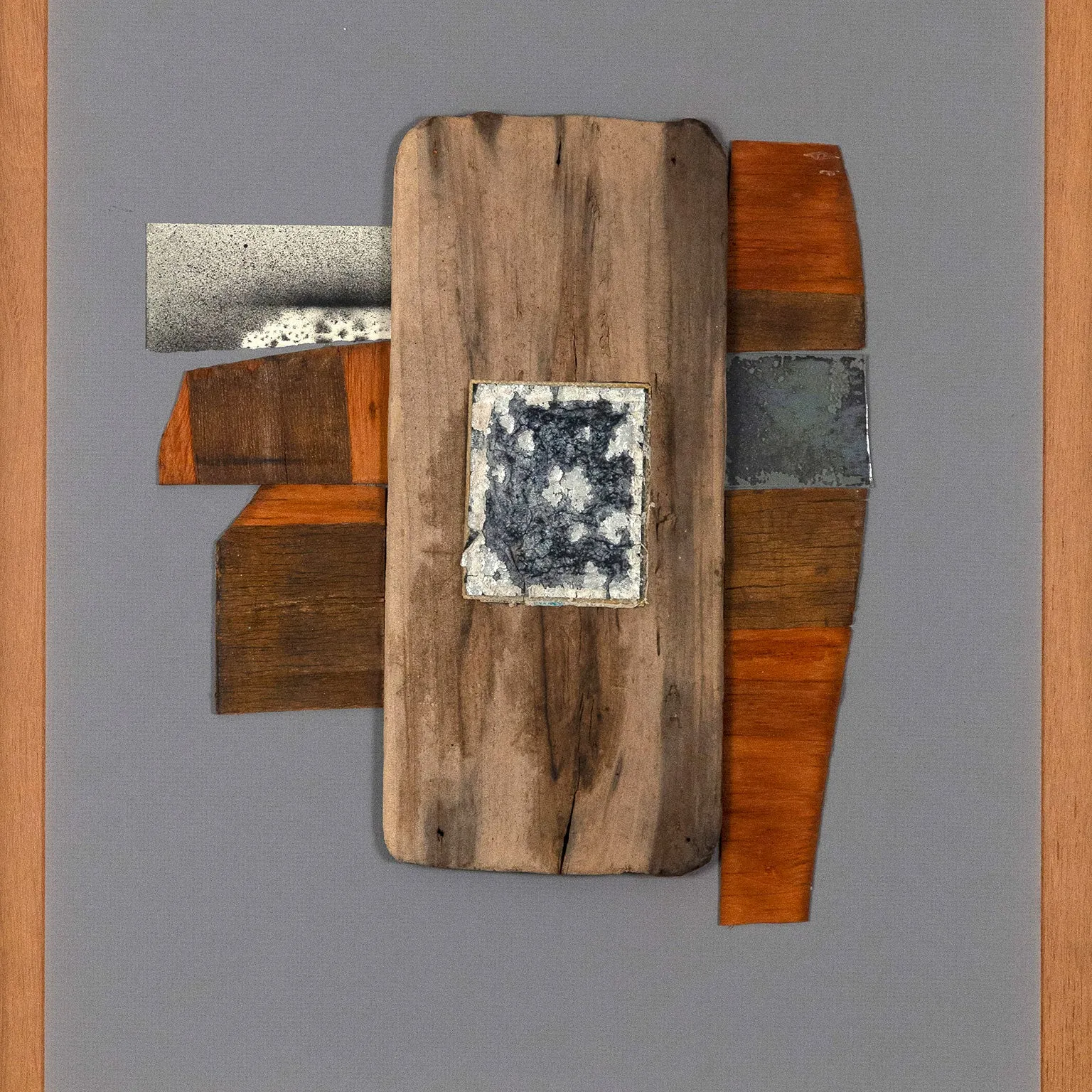LOUISE NEVELSON "UNTITLED" COLLAGE, 1983
