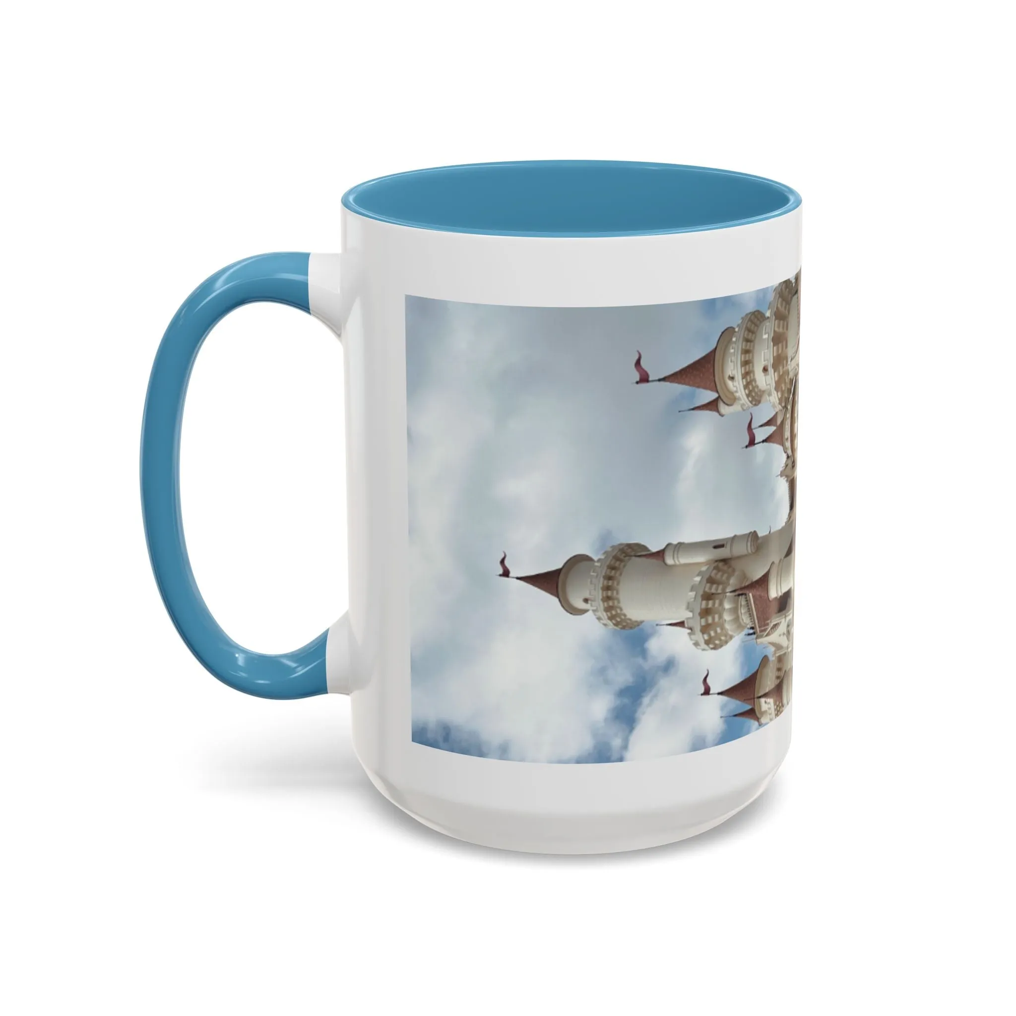 Magical Castle Accent Coffee Mug - Personalized 11oz & 15oz