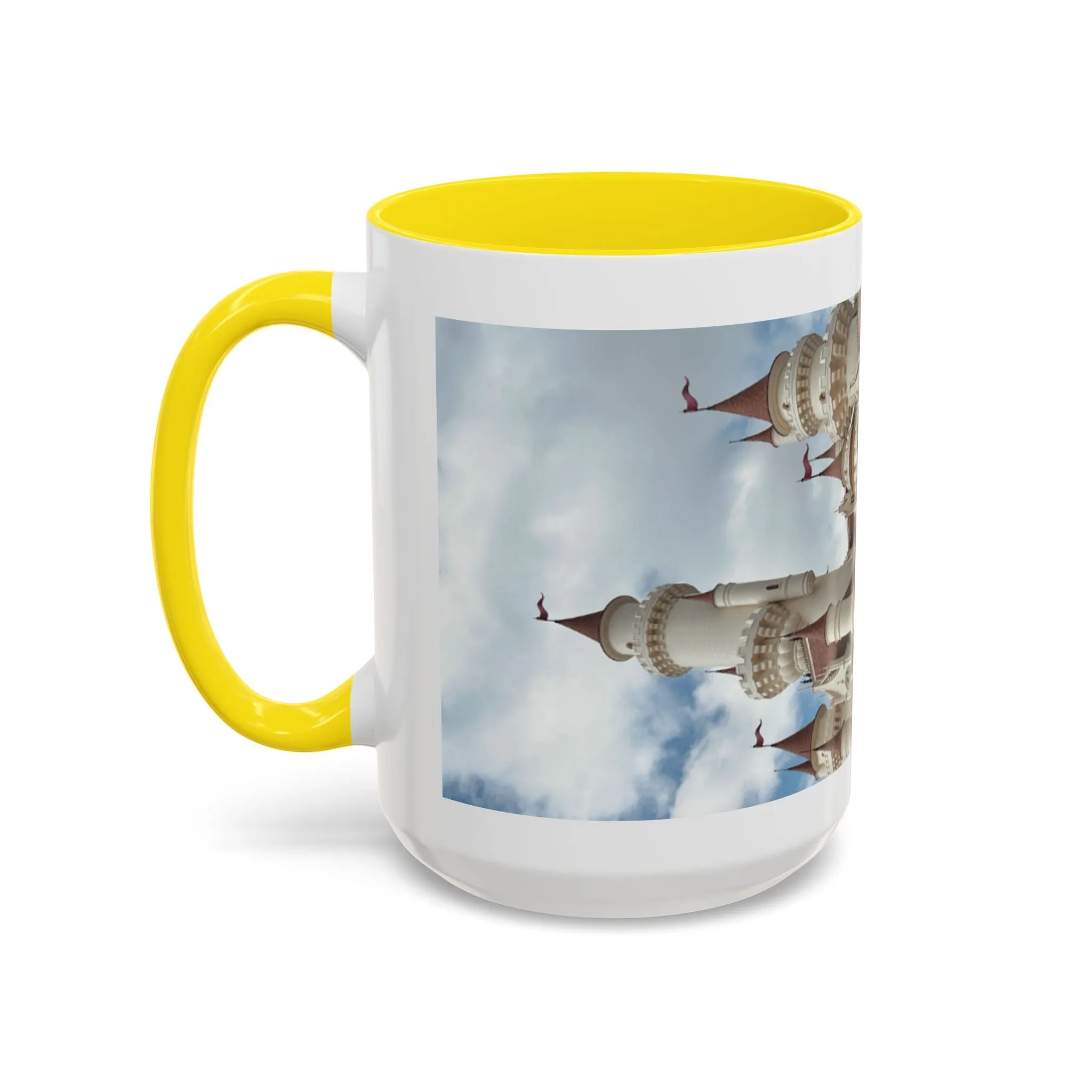 Magical Castle Accent Coffee Mug - Personalized 11oz & 15oz