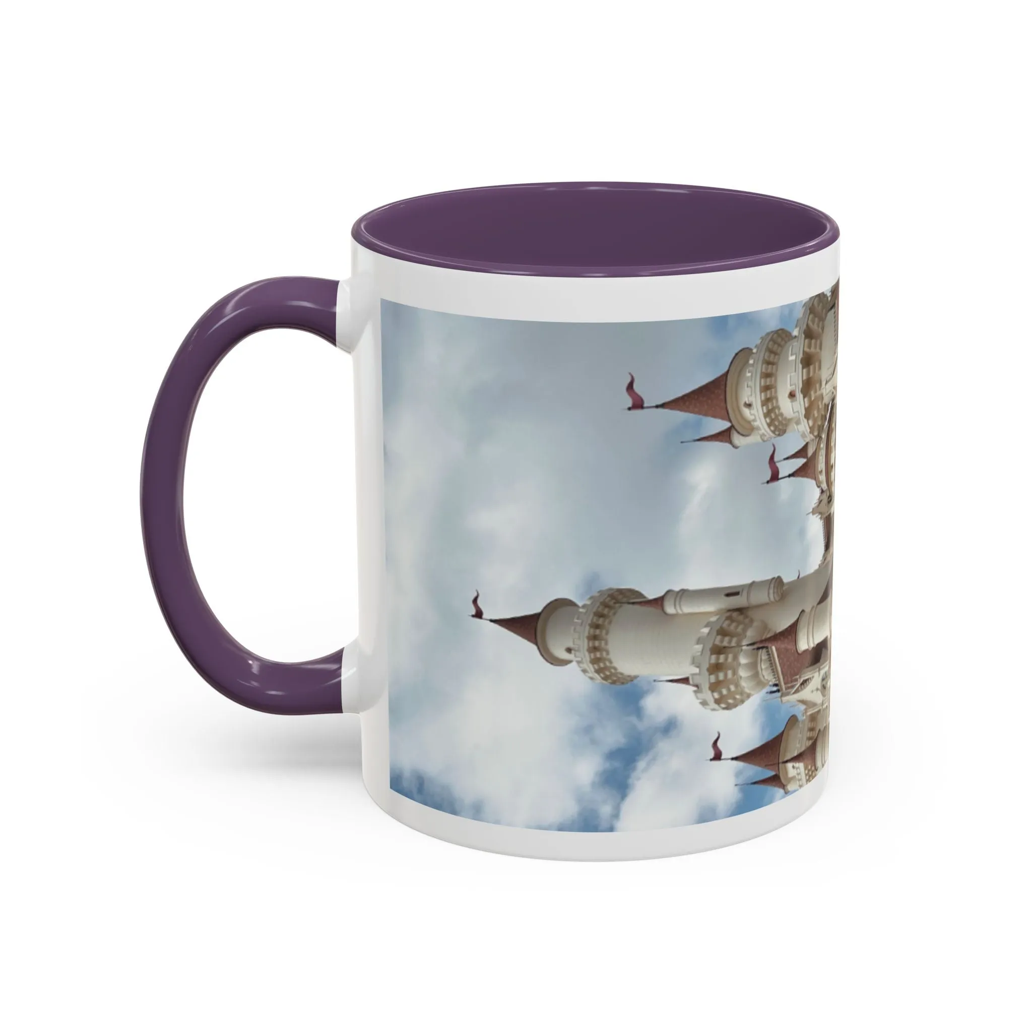 Magical Castle Accent Coffee Mug - Personalized 11oz & 15oz
