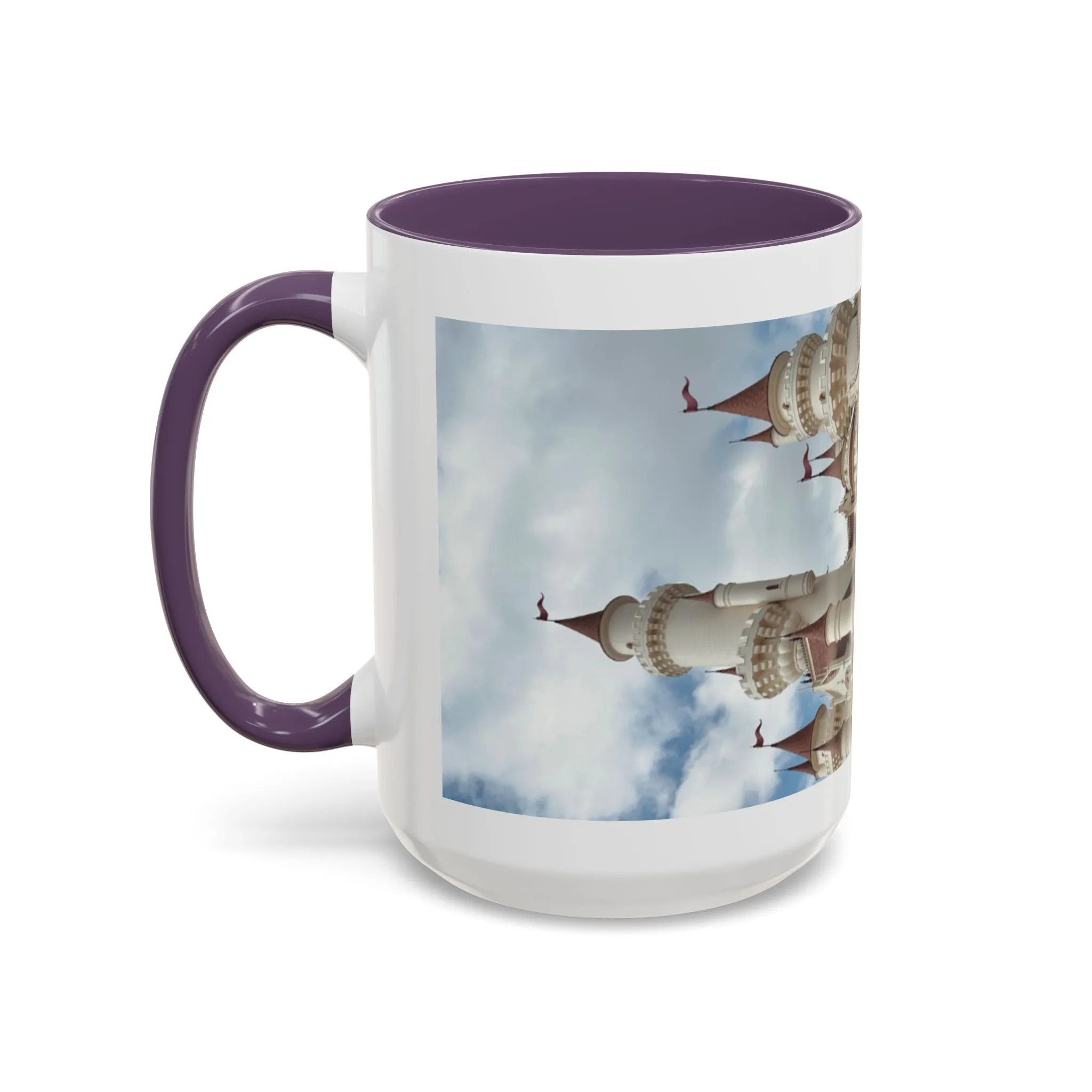 Magical Castle Accent Coffee Mug - Personalized 11oz & 15oz