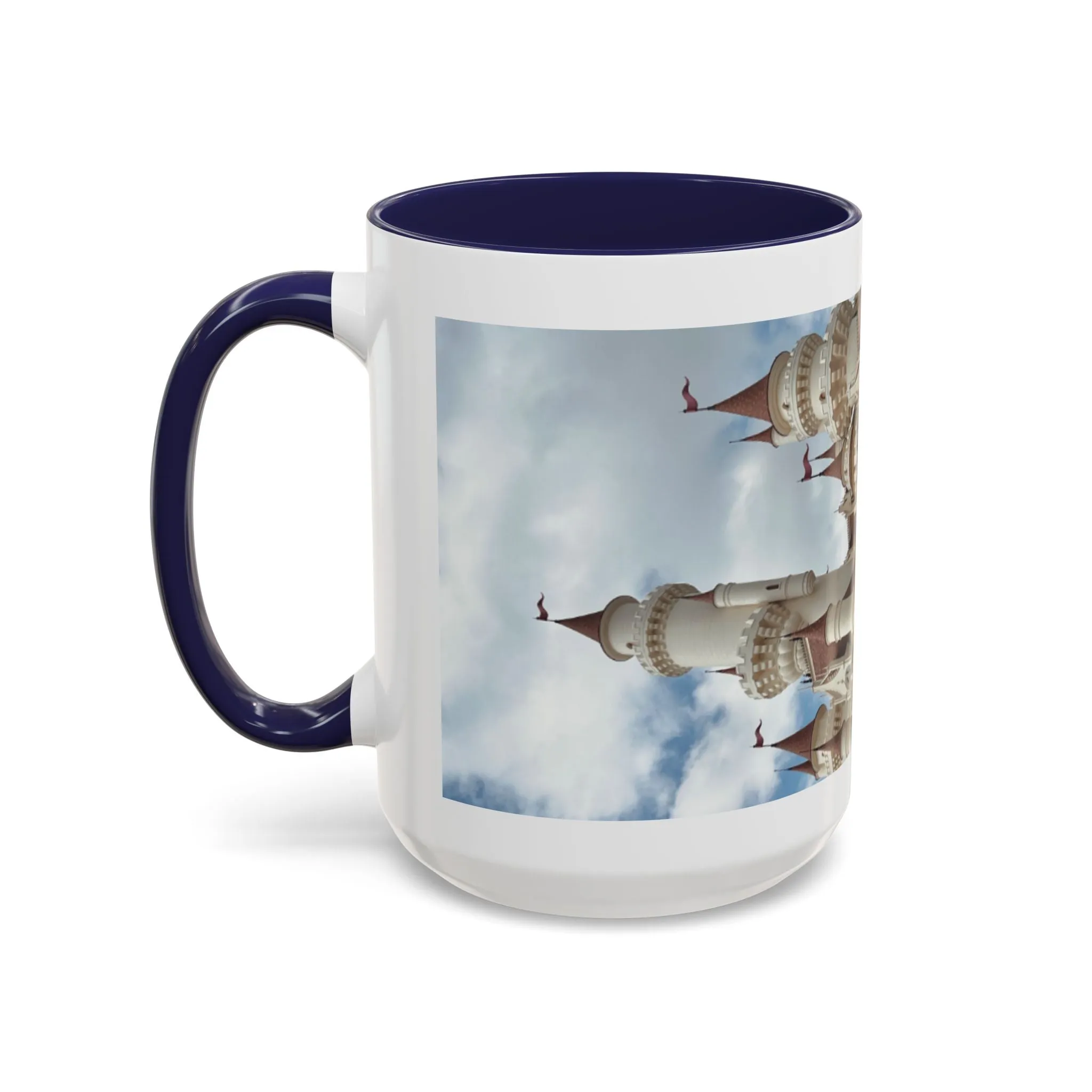 Magical Castle Accent Coffee Mug - Personalized 11oz & 15oz
