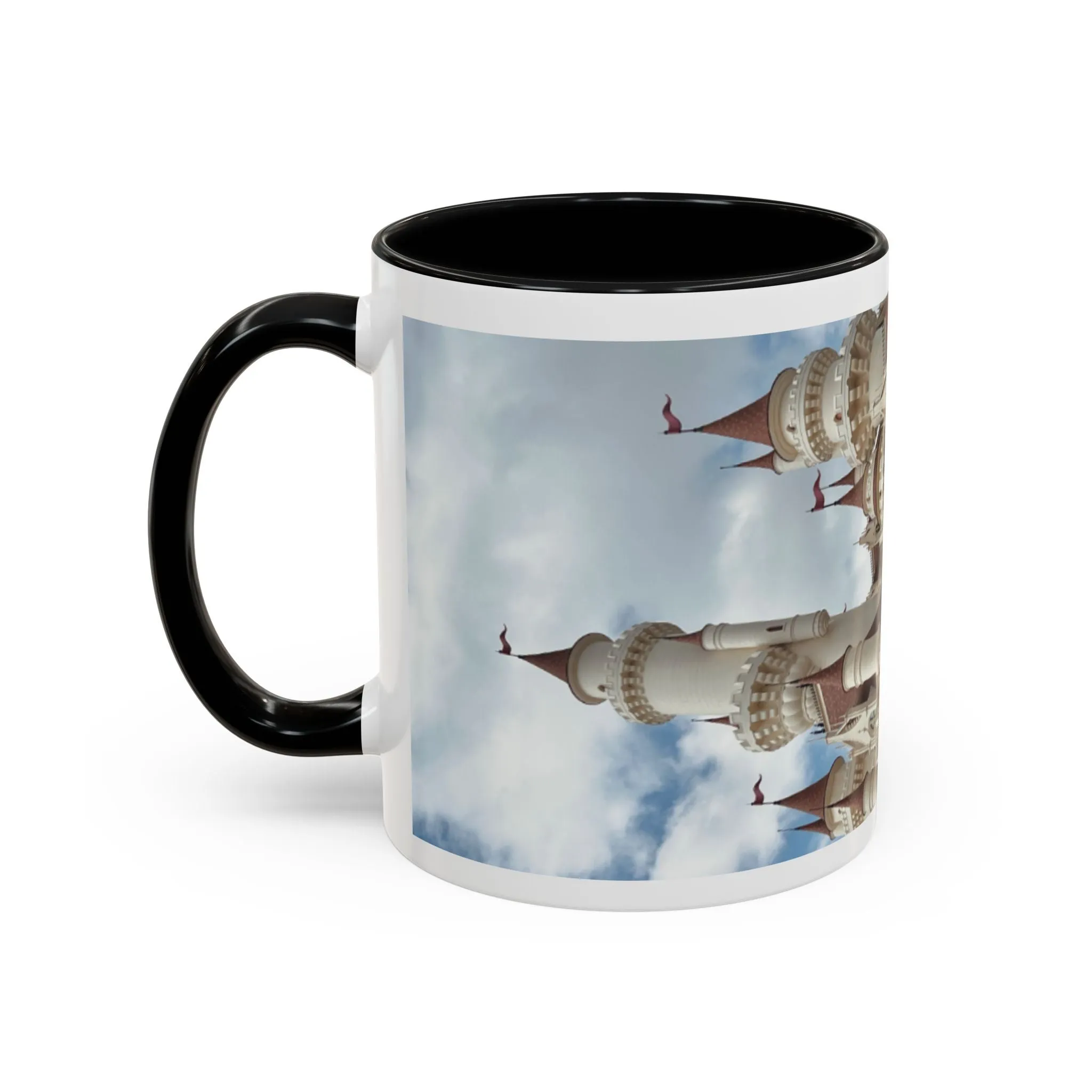 Magical Castle Accent Coffee Mug - Personalized 11oz & 15oz