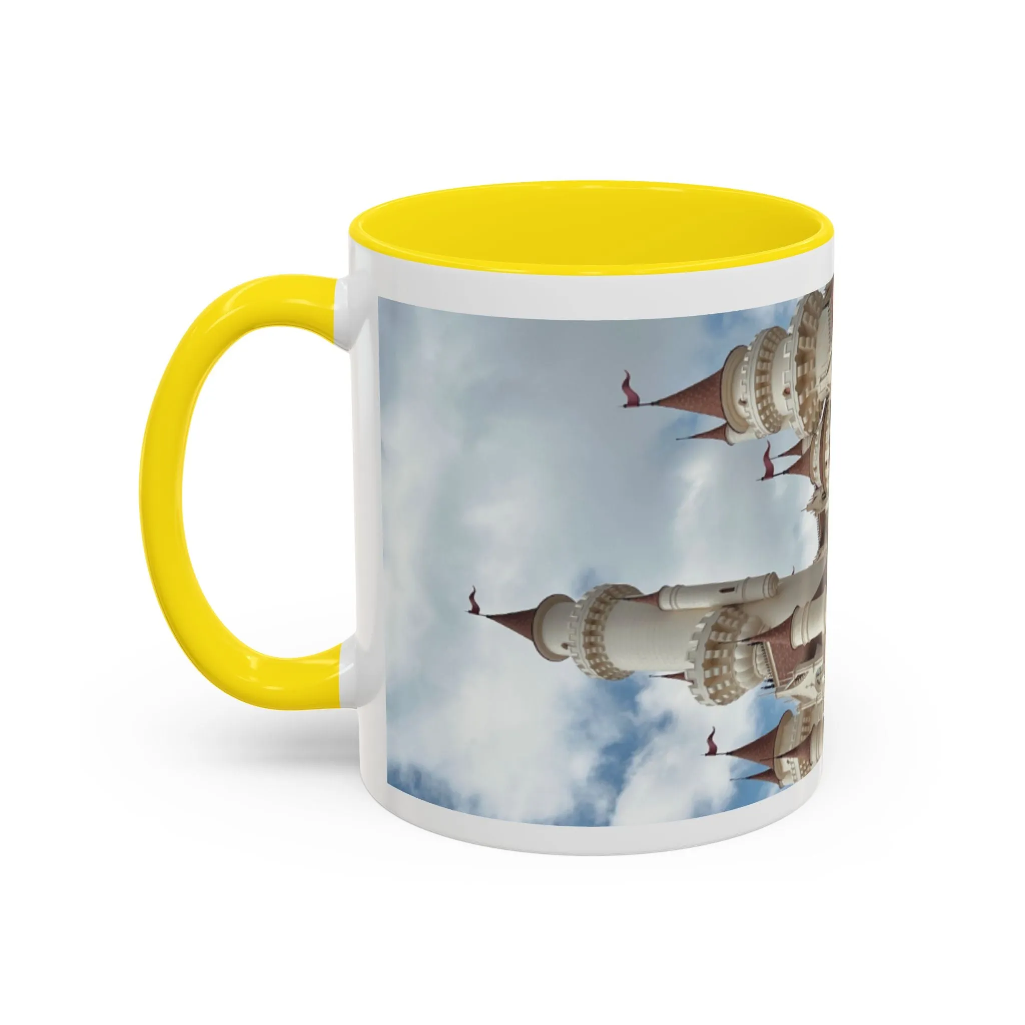 Magical Castle Accent Coffee Mug - Personalized 11oz & 15oz