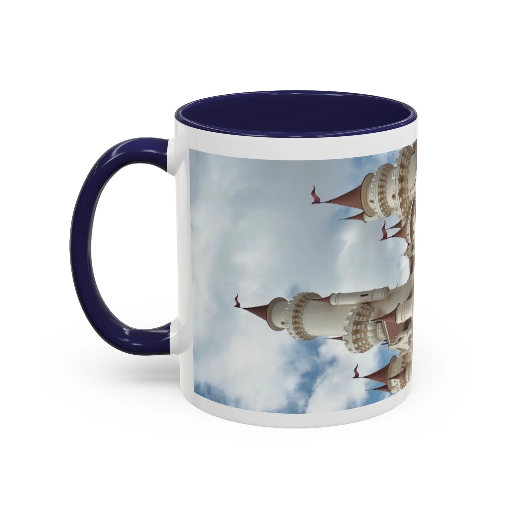 Magical Castle Accent Coffee Mug - Personalized 11oz & 15oz