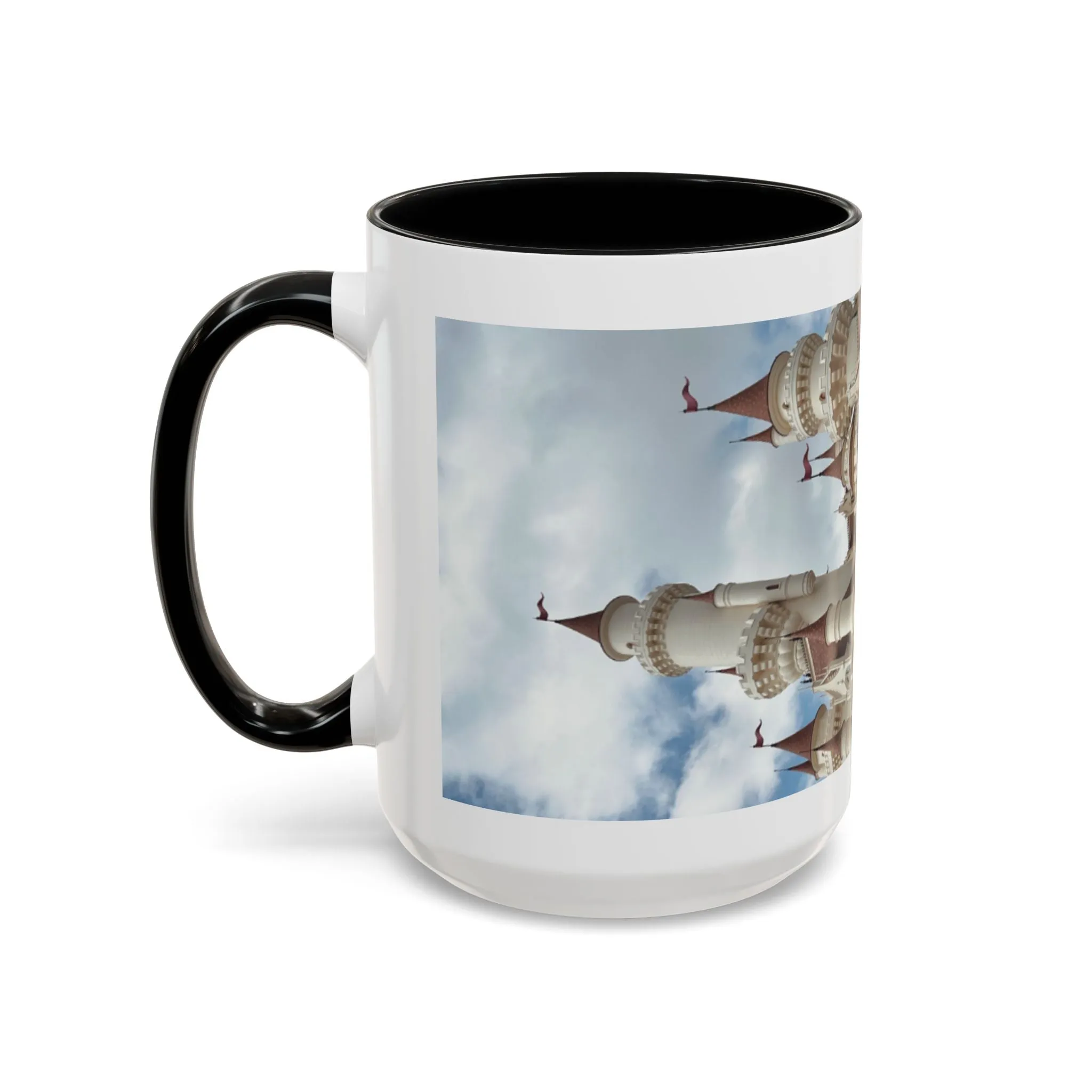 Magical Castle Accent Coffee Mug - Personalized 11oz & 15oz