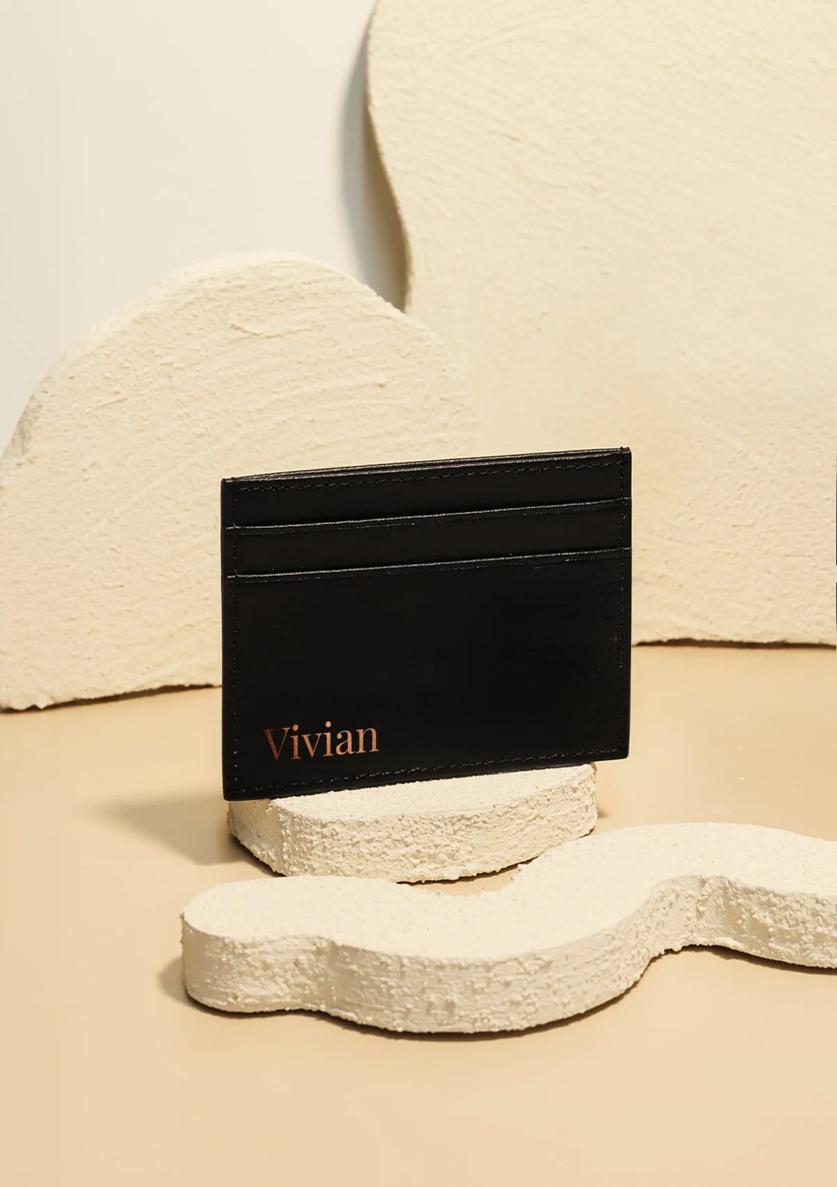 Magnolia Black Cardholder