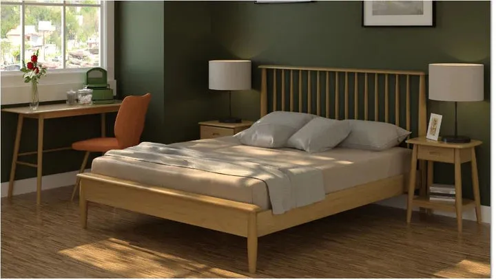 Malmo Oak 135cm Double Bed