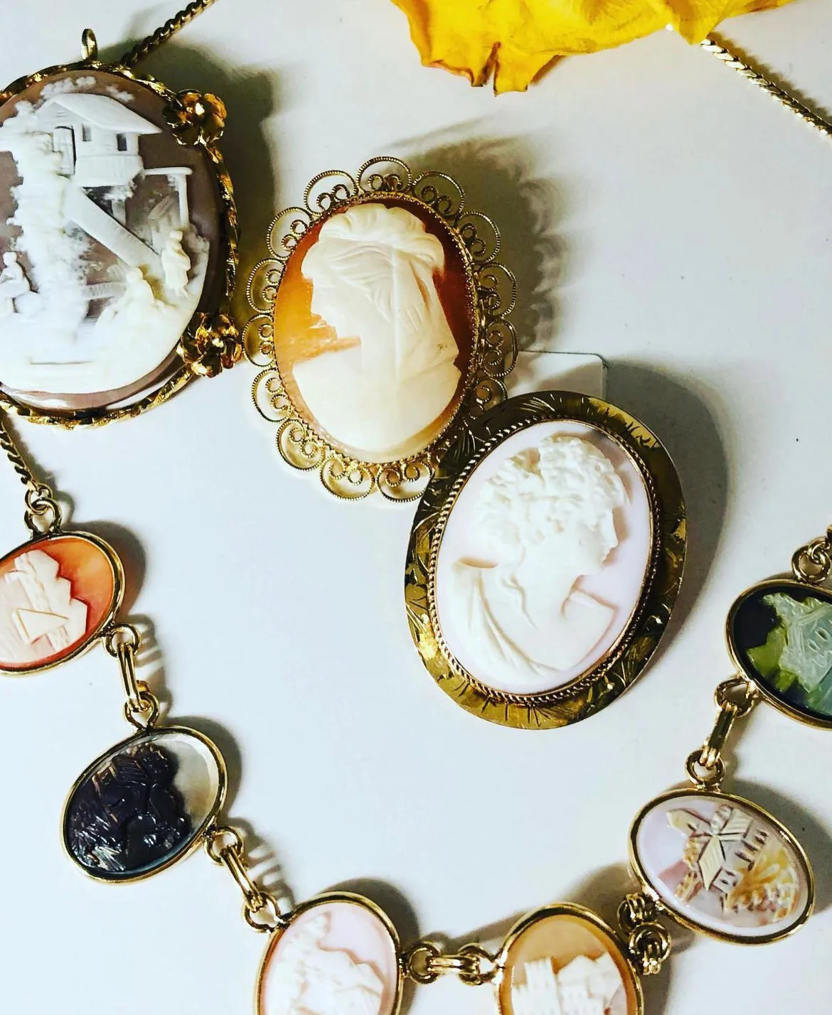 Martha Cameo Pendant/Brooch