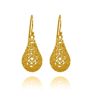 MARTHA GOLD MEDIUM EARRINGS FILIGREE