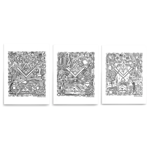 Masonic Pop Art Collection | Set of 3