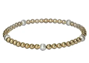 MEGAN | Stretchy Anti-tarnish 14K Gold Filled Bracelet