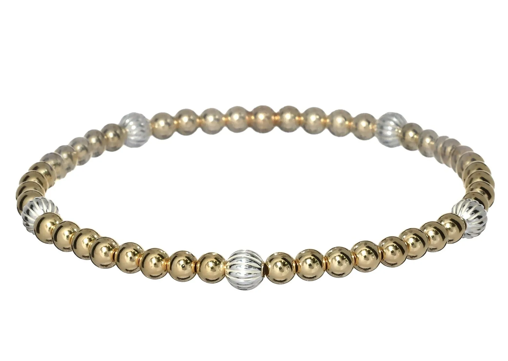 MEGAN | Stretchy Anti-tarnish 14K Gold Filled Bracelet