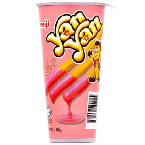 Meiji Yan Yan Strawberry Flavour Biscuit. 50g