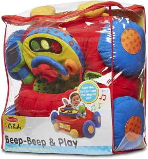 Melissa & Doug Beep-Beep and Play Activity Center Baby Toy, Ages 9 Mths , Honking, flashing, musical activity toy! Retails $120 